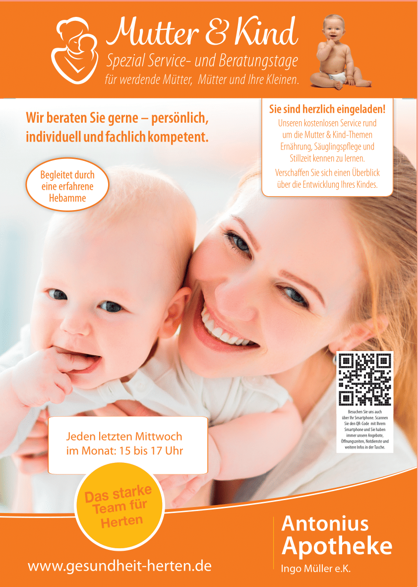 Mutter und Kind Flyer